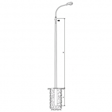 Опора МКС-12Ф-1,0